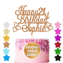 Load image into Gallery viewer, Personalised Birthday Cake Topper  Any Age