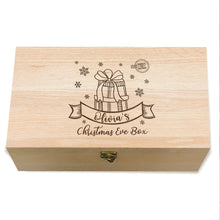 Load image into Gallery viewer, Personalised Christmas Wooden Box