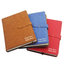 Load image into Gallery viewer, Personalised Leather Notebook A5 - EDSG