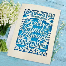 Load image into Gallery viewer, Personalised Wedding Card - EDSG
