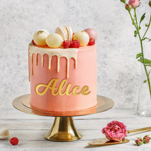 Load image into Gallery viewer, Personalised Birthday Wedding Anniversary Cake Topper