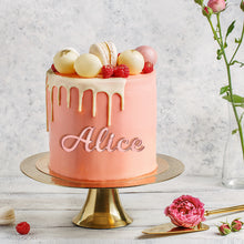 Load image into Gallery viewer, Personalised Birthday Wedding Anniversary Cake Topper
