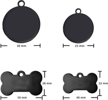 Load image into Gallery viewer, Dog Tags Personalised Name Cat Pet Tags UK