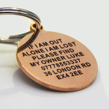 Load image into Gallery viewer, Dog Tags Personalised Name Cat Pet Tags