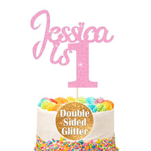 Load image into Gallery viewer, Personalised Birthday Cake Topper Any Name Any Age - EDSG