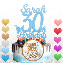 Load image into Gallery viewer, Personalised 30th Cake Topper Any Name Age - EDSG