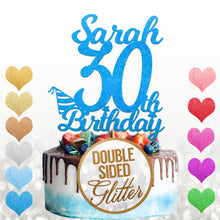 Load image into Gallery viewer, Personalised 30th Cake Topper Any Name Age - EDSG