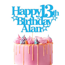 Load image into Gallery viewer, Personalised Birthday Cake Topper