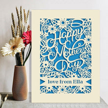 Load image into Gallery viewer, Personalised Mothers Day Card - EDSG