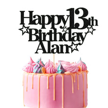 Load image into Gallery viewer, Personalised Birthday Cake Topper