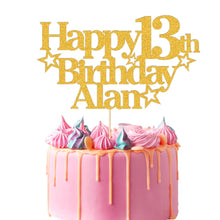 Load image into Gallery viewer, Personalised Birthday Cake Topper