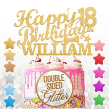 Load image into Gallery viewer, Personalised 18th Birthday Cake Topper Any Name Age - EDSG