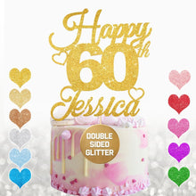 Load image into Gallery viewer, Personalised 60th Birthday Cake Topper for Boy - EDSG
