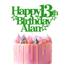 Load image into Gallery viewer, Personalised Birthday Cake Topper