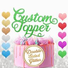Load image into Gallery viewer, Personalised Cake Topper Any Text - EDSG