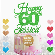 Load image into Gallery viewer, Personalised 60th Birthday Cake Topper for Boy - EDSG