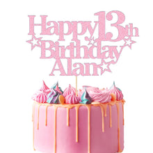 Load image into Gallery viewer, Personalised Birthday Cake Topper