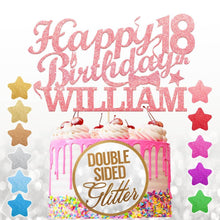 Load image into Gallery viewer, Personalised 18th Birthday Cake Topper Any Name Age - EDSG