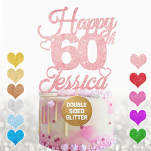 Load image into Gallery viewer, Personalised 60th Birthday Cake Topper for Boy - EDSG