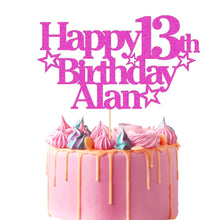 Load image into Gallery viewer, Personalised Birthday Cake Topper