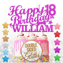 Load image into Gallery viewer, Personalised 18th Birthday Cake Topper Any Name Age - EDSG