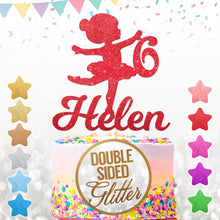 Load image into Gallery viewer, Personalised 6th Cake Topper for Girl - EDSG
