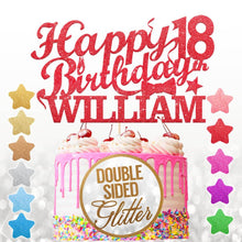 Load image into Gallery viewer, Personalised 18th Birthday Cake Topper Any Name Age - EDSG