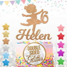 Load image into Gallery viewer, Personalised 6th Cake Topper for Girl - EDSG