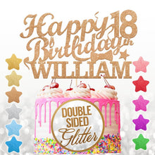 Load image into Gallery viewer, Personalised 18th Birthday Cake Topper Any Name Age - EDSG