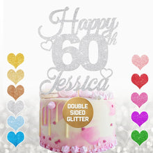Load image into Gallery viewer, Personalised 60th Birthday Cake Topper for Boy - EDSG