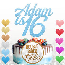 Load image into Gallery viewer, Personalised 16th Birthday Cake Topper Any Name Age - EDSG