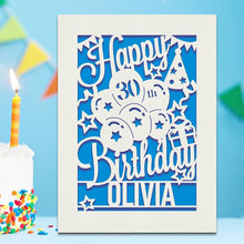 Load image into Gallery viewer, Personalised Birthday Card Any Name Any Age - EDSG