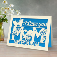 Load image into Gallery viewer, Personalised Mother's Day Card Keepsake Gift