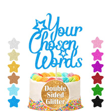 Load image into Gallery viewer, Personalised Cake Topper Any Text