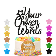 Load image into Gallery viewer, Personalised Cake Topper Any Text