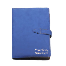 Load image into Gallery viewer, Personalised Leather Notebook A5 - EDSG
