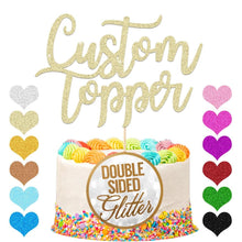 Load image into Gallery viewer, Personalised  Cake Topper Any Text Party Decoration - EDSG