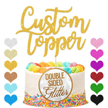 Load image into Gallery viewer, Personalised  Cake Topper Any Text Party Decoration - EDSG