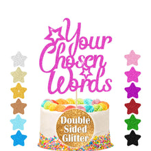 Load image into Gallery viewer, Personalised Cake Topper Any Text