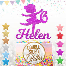Load image into Gallery viewer, Personalised 6th Cake Topper for Girl - EDSG