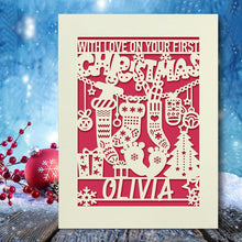 Load image into Gallery viewer, Personalised Merry Christmas Cards - EDSG