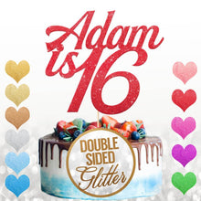Load image into Gallery viewer, Personalised 16th Birthday Cake Topper Any Name Age - EDSG