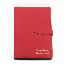 Load image into Gallery viewer, Personalised Leather Notebook A5 - EDSG