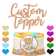 Load image into Gallery viewer, Personalised  Cake Topper Any Text Party Decoration - EDSG