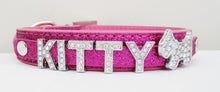 Load image into Gallery viewer, Personalised Bling Dog Cat Collars with Name UK - EDSG
