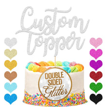 Load image into Gallery viewer, Personalised  Cake Topper Any Text Party Decoration - EDSG