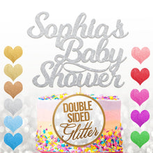 Load image into Gallery viewer, Personalised Cute Baby Shower Cake Topper Birthday Decoration - EDSG