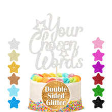 Load image into Gallery viewer, Personalised Cake Topper Any Text