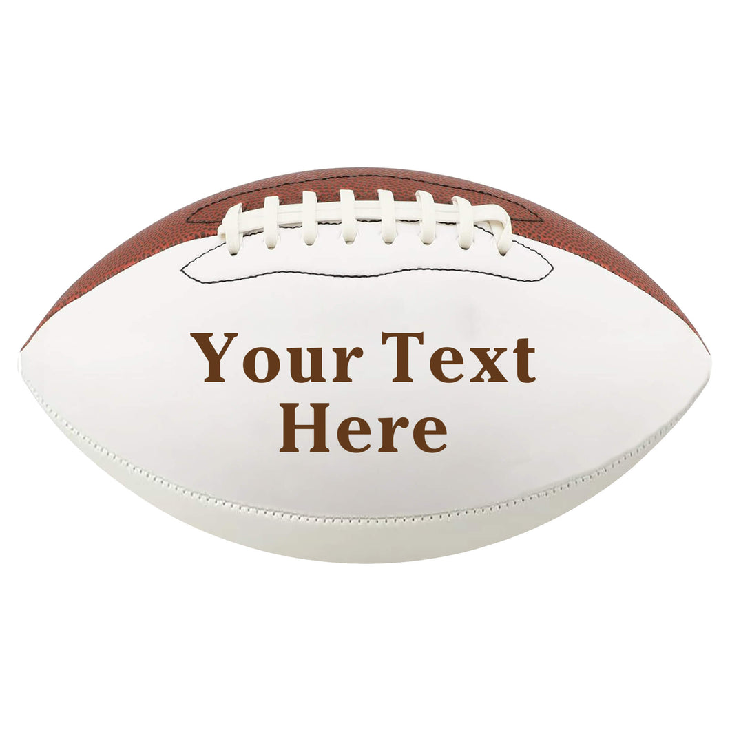 Personalized Custom Football 12-Inch Football Gifts for Coach Dad Groomsmen