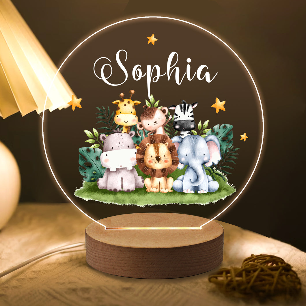 Personalised 7 Colors Night  Light